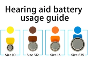 Hearing aid battery usage guide